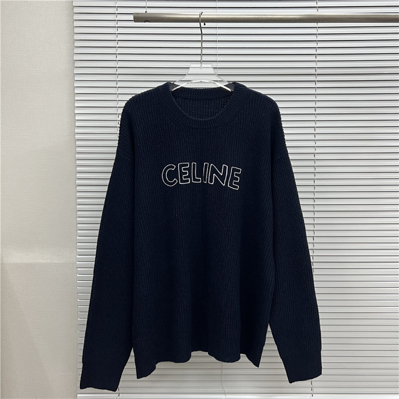 CEC4  Autumn and winter new high-quality men's and women's fashion brand new sweater jacquard letter clothing