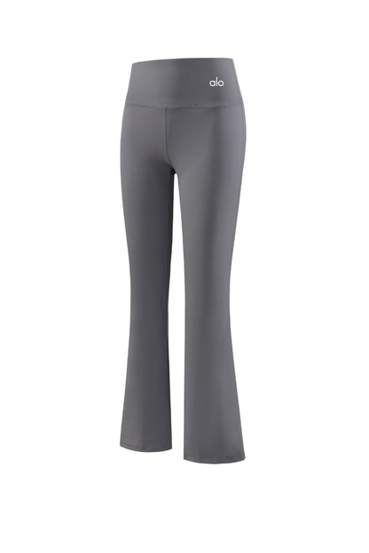 zalo120  Women's yoga pants, women's high waisted seamless tight fitting sports micro flared pants clothing