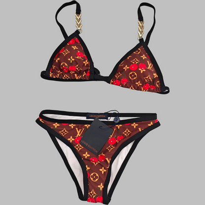 BL2501 New women's summer swimsuit bikini two-piece set+square scarf bikini