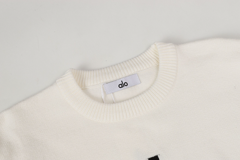 ALOC1 New autumn and winter men's and women's trendy brand new sweater jacquard letter clothing