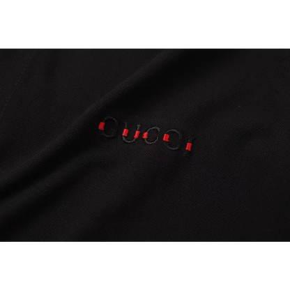 GUC030 New Summer Men's Polo Top with High Quality Beaded Pulling Frame Cotton Fabric Clothing