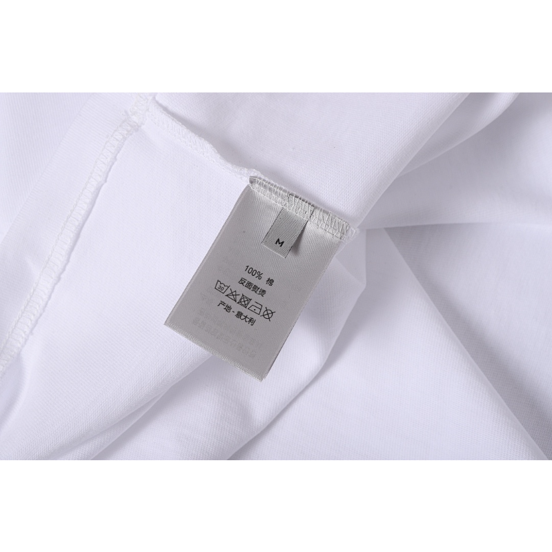 DIC20 New Men's and Women's Summer Short sleeved Cotton T-shirt Embroidered Craft Clothing