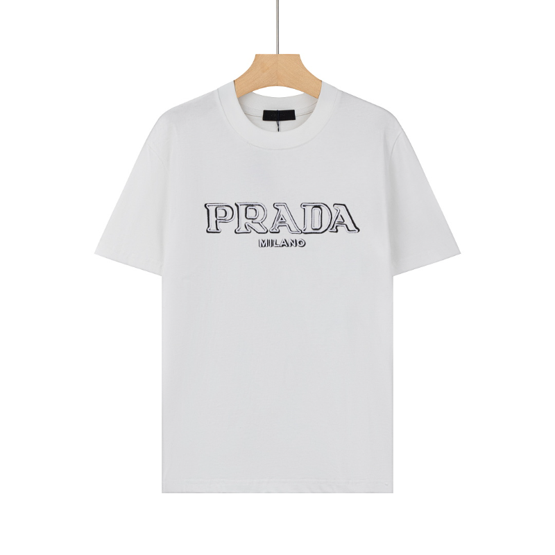 PRC36  New men's and women's summer pure cotton short sleeved top clothing