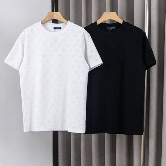LVC053 New men's and women's summer pure cotton top T-shirt clothing