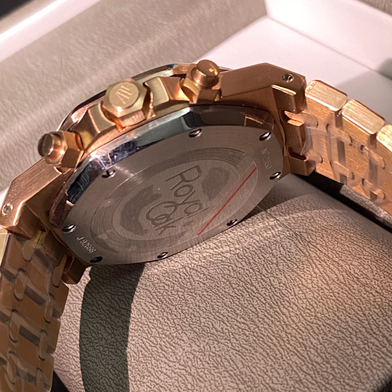 RW79  Men's  rose gold  mechanical watch with 316L steel case 41MM