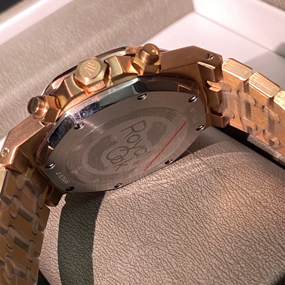 RW79  Men's  rose gold  mechanical watch with 316L steel case 41MM