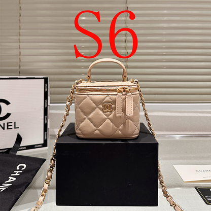 ACP01 Leather Bags 10CM Makeup tote Bag with Box