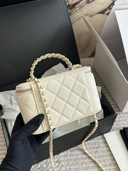 ACP73 Leather Bags 17CM Bag with Box
