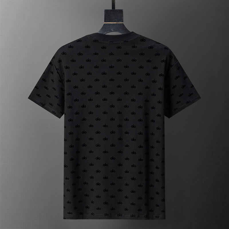 ALOC6 New men's and women's summer pure cotton top T-shirt clothing