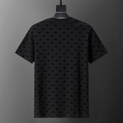 ALOC6 New men's and women's summer pure cotton top T-shirt clothing