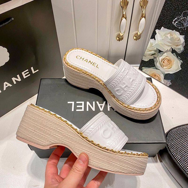 MCS1 Synthetic Leather slippers 35-40 Shoes With box