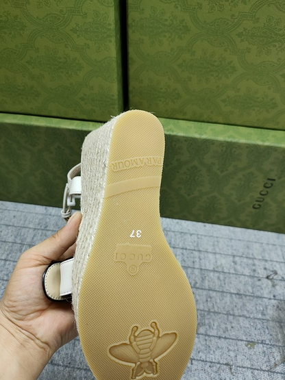 JHGS5 Slipper 13CM Heel Size 35-41 Lether Shoes with box