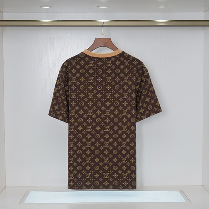 LVC052  New men's and women's summer pure cotton top T-shirt clothing