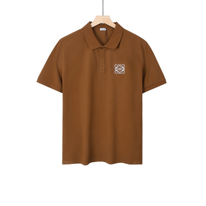 LOC34 New men's summer short sleeved polo collar clothing