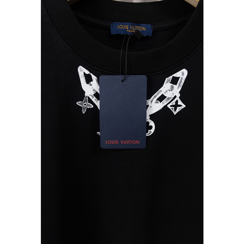 LVC054 New men's and women's summer pure cotton top T-shirt clothing