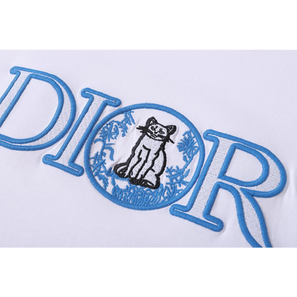 DIC20 New Men's and Women's Summer Short sleeved Cotton T-shirt Embroidered Craft Clothing