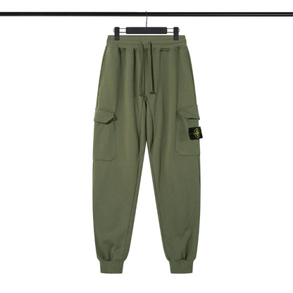 STC28 Men's new spring and autumn pure cotton   thin casual ankle pants and sports pants Clothing