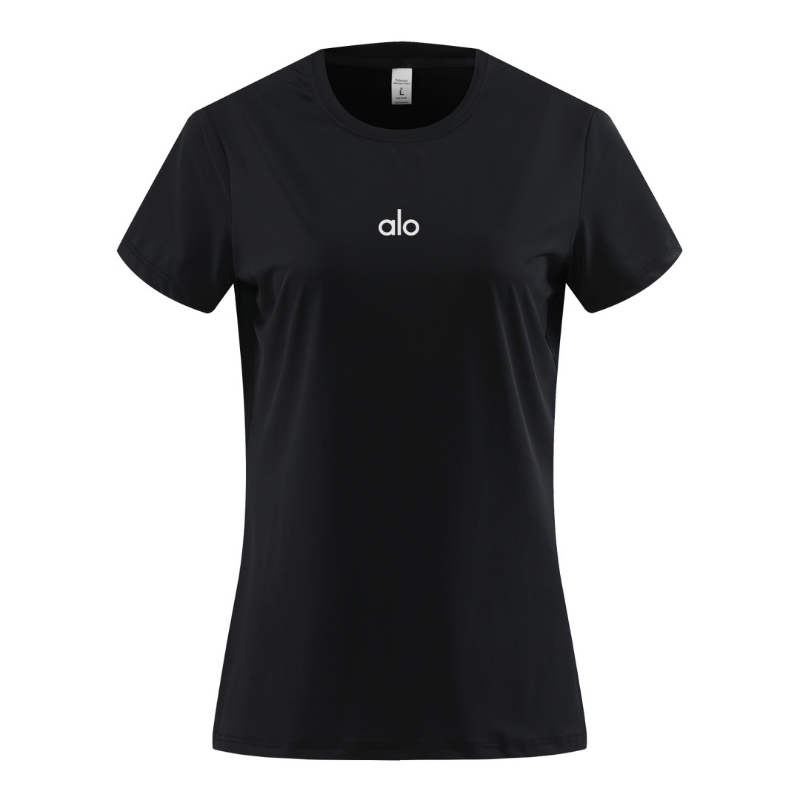 zalo2138   Women's short sleeved yoga, Pilates, fitness training, quick drying, lightweight running sportswear