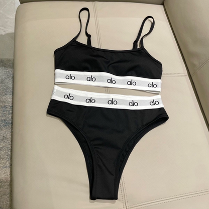 ALS1  Women’s sexy bikini, Pilates sports beach swimsuit set