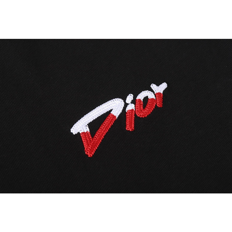 DIC23 New Men's and Women's Summer Short sleeved Cotton T-shirt Embroidered Craft Clothing