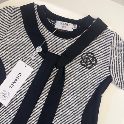TCHC20 New girls' summer cotton collar top+cotton shorts set Clothing