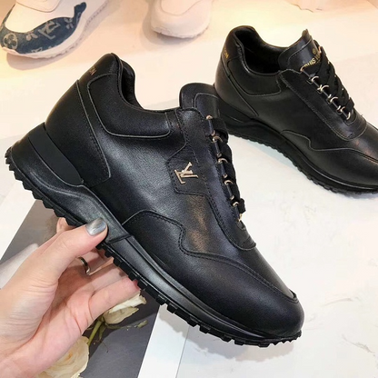 OLS41 Leather women 35-42 And men 40-46 sneakers shoes With box