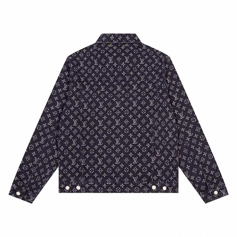 LVC041 New men's and women's high-quality denim jackets with loose fit clothing