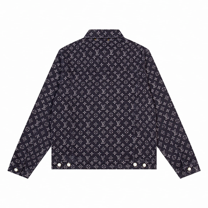 LVC041 New men's and women's high-quality denim jackets with loose fit clothing