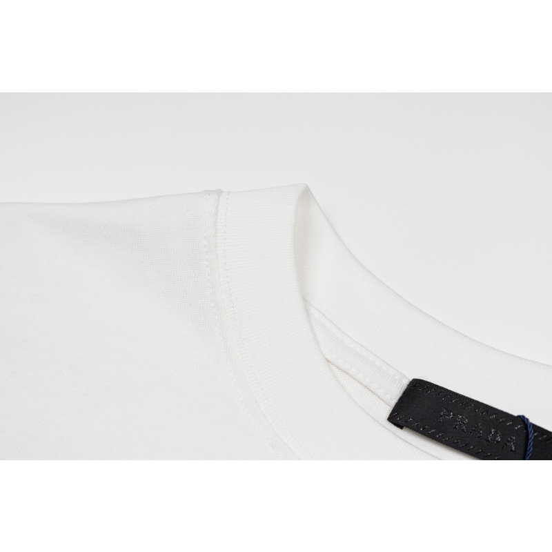 PRC36  New men's and women's summer pure cotton short sleeved top clothing