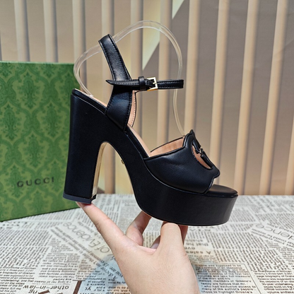 JHGS21 Slipper 12CM Heel Size 35-42 Shoes with box