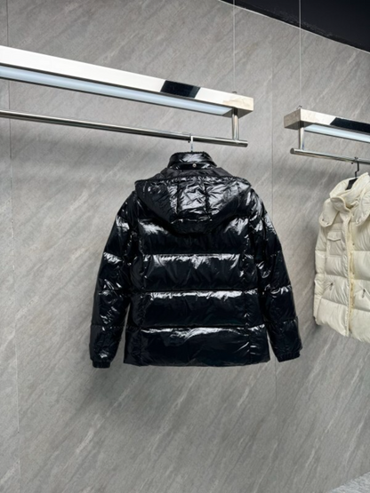 110221  New wool woven hooded down jacket Top quliaty 1:1 clothing