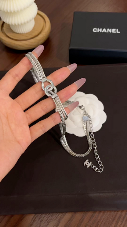X745  Women's new titanium steel necklace jewelry