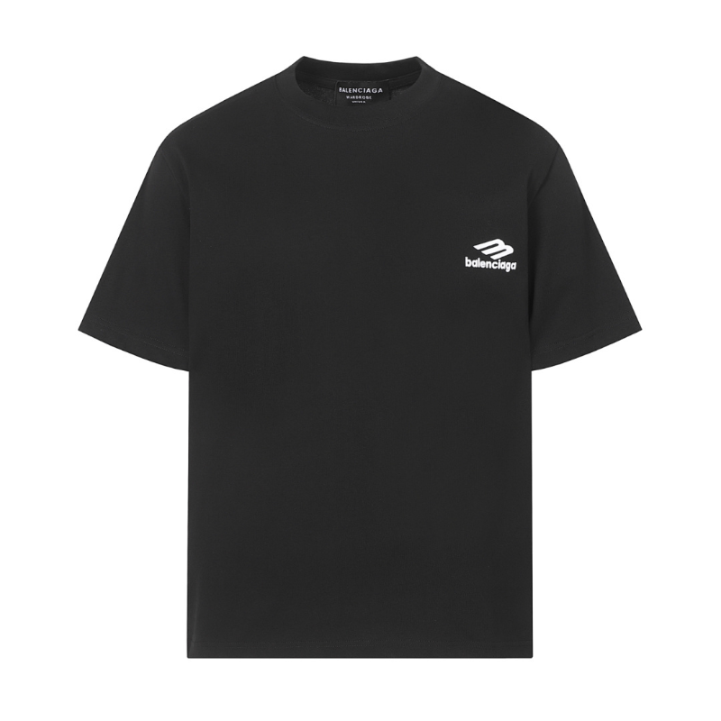 BAC32 New Men's and Women's Summer Short sleeved Cotton T-shirt Embroidered Craft Clothing