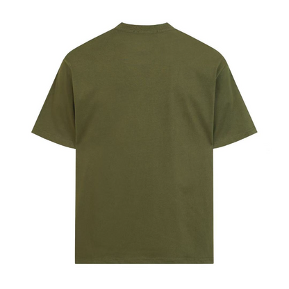 GUC02 High quality men's short sleeved heavy-duty embroidered T-shirt, pure cotton top Clothing
