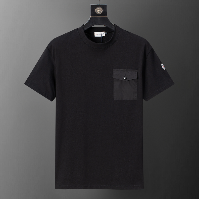 MOC043 New men's and women's summer pure cotton short sleeved top clothing