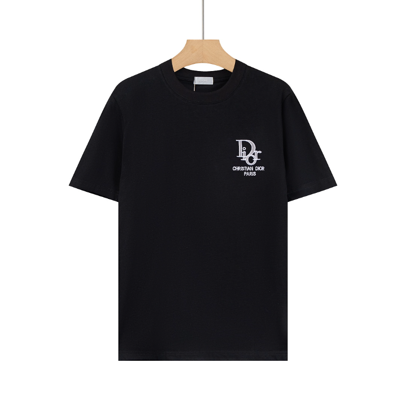 DIC40 New men's and women's summer pure cotton short sleeved top clothing