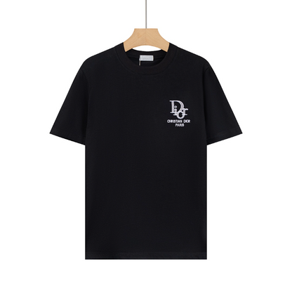 DIC40 New men's and women's summer pure cotton short sleeved top clothing