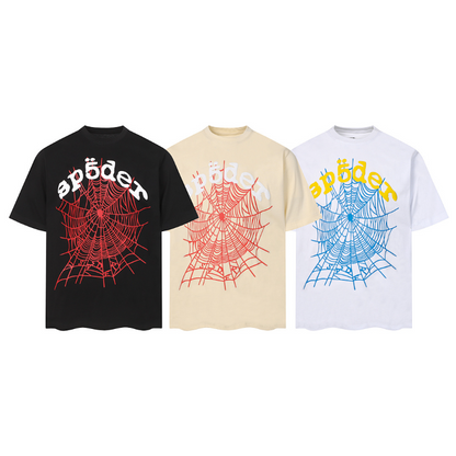 SPC22 New men's and women's summer pure cotton top T-shirt clothing