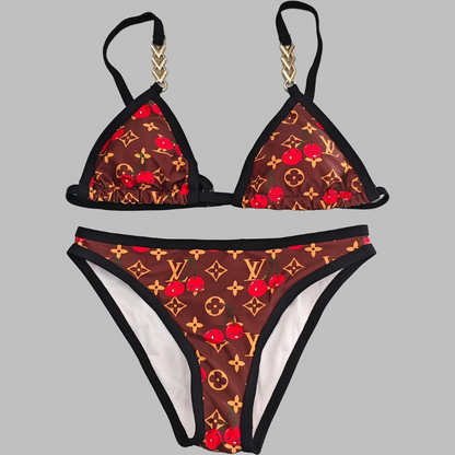BL2501 New women's summer swimsuit bikini two-piece set+square scarf bikini