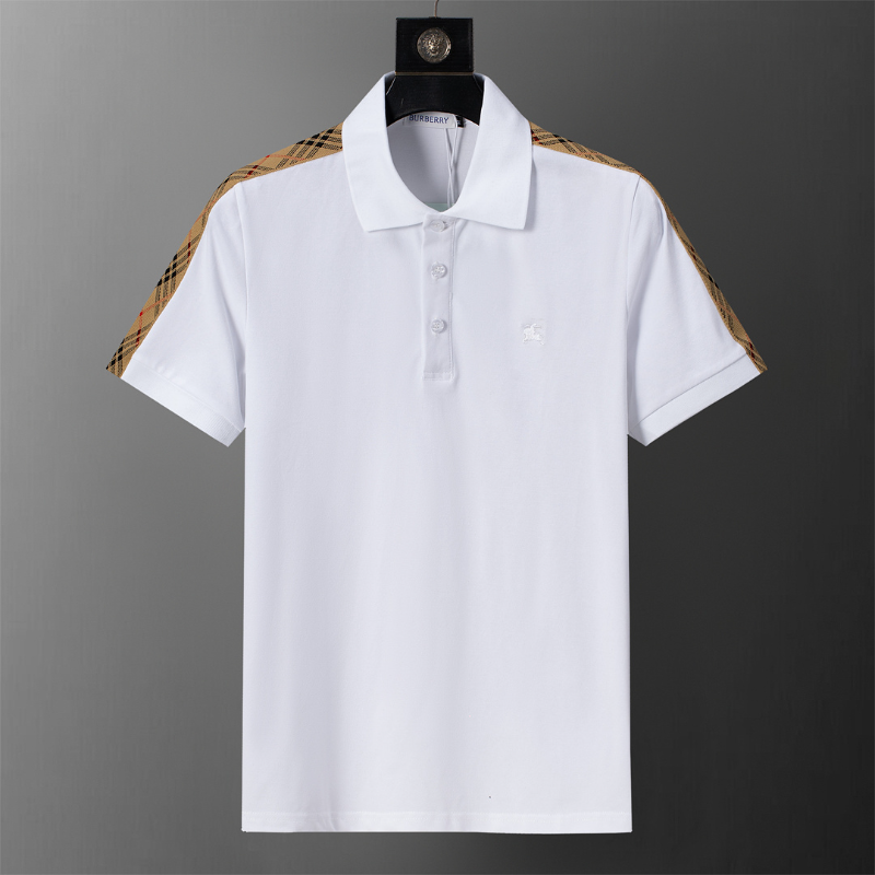 BUC050 New men's summer pure cotton polo top+shorts two-piece outfit clothing