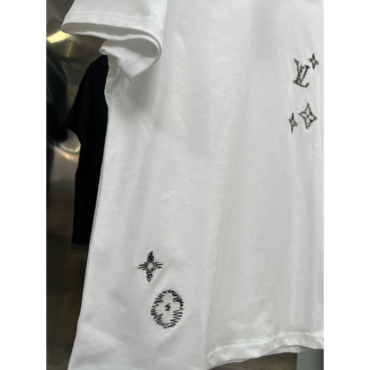 LVC221 New men's and women's summer pure cotton short sleeved top clothing Over size