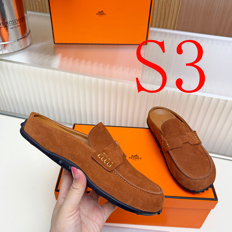 OHS2 Women slipper Leather Sole Shoes 35-41 with box