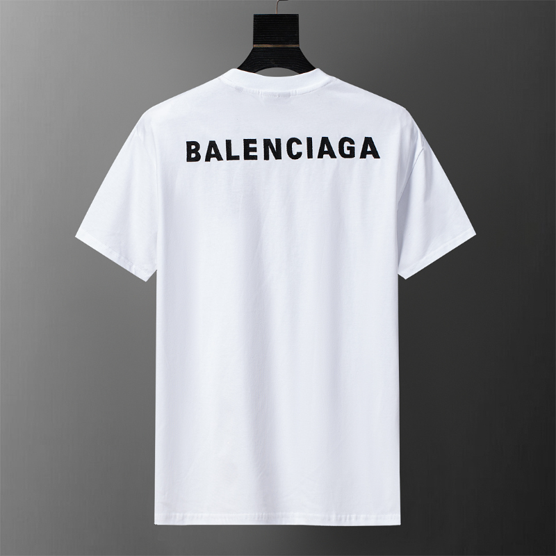 BAC17 New men's and women's summer pure cotton short sleeved top clothing