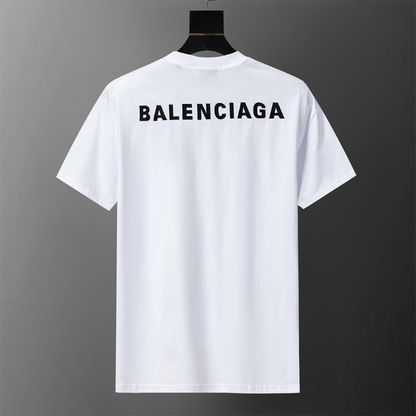 BAC17 New men's and women's summer pure cotton short sleeved top clothing