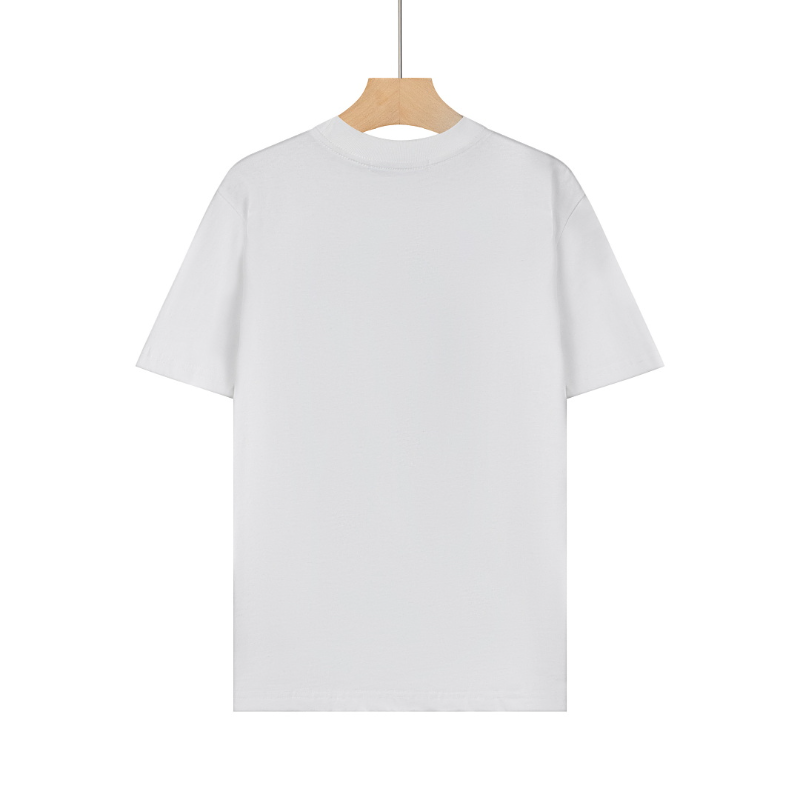 PRC34  New men's and women's summer pure cotton short sleeved top clothing