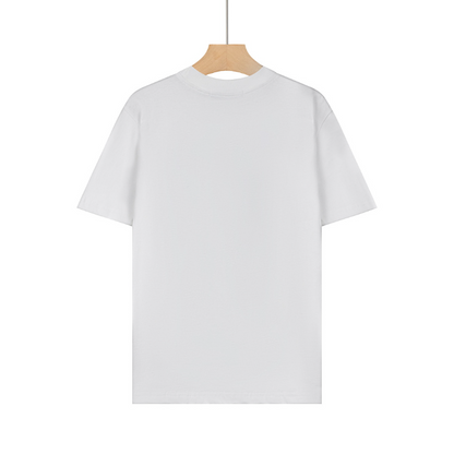 PRC34  New men's and women's summer pure cotton short sleeved top clothing