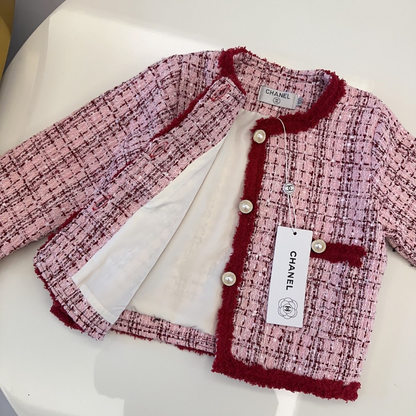 TCHC12 New girls' spring and autumn season thin jacket top clothing