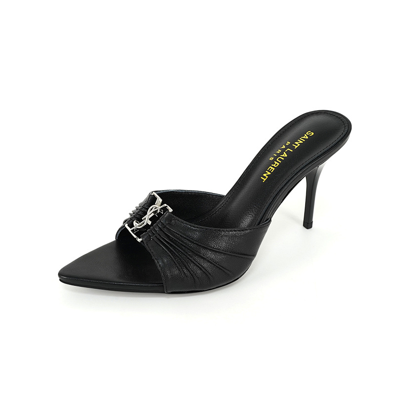 OYS12 Classic 6.5CM 9CM High heels 35-43 for women Leather shoes Box