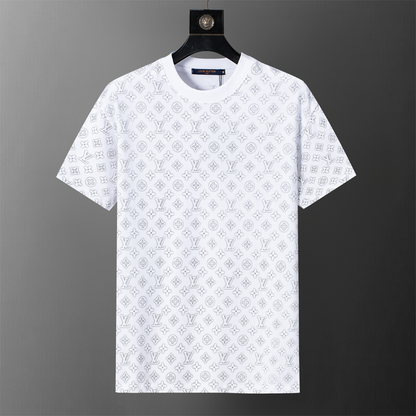 LVC204 New men's summer pure cotton top and short sleeved clothing