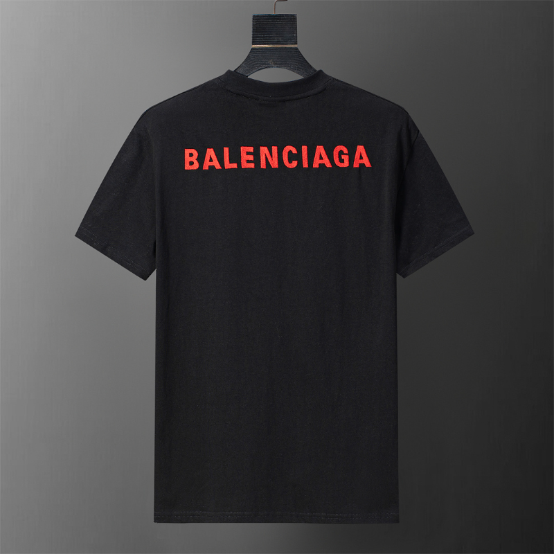 BAC17 New men's and women's summer pure cotton short sleeved top clothing